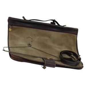 LOEWE Anagram Garment Cover Suede Beige Auth ac3727